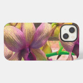 Etui iPhone 13 Orchidées en fleurs (Verso Horizontal)