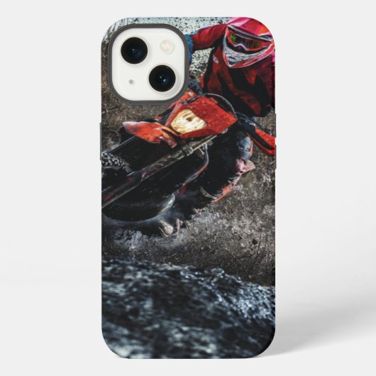 Etui iPhone 13 oreiller de motocross (Verso)