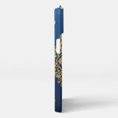 Etui iPhone 13 Ornemental Gold on Blue Phone Case - Ajouter un no (Côté droit)