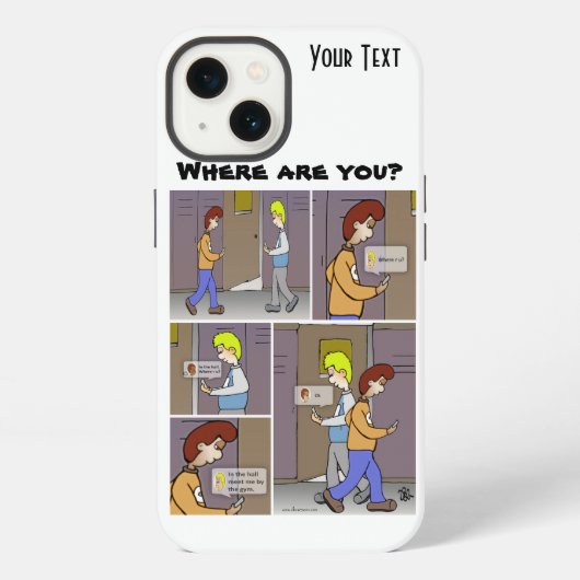 Etui iPhone 13 Où êtes-vous (Verso)