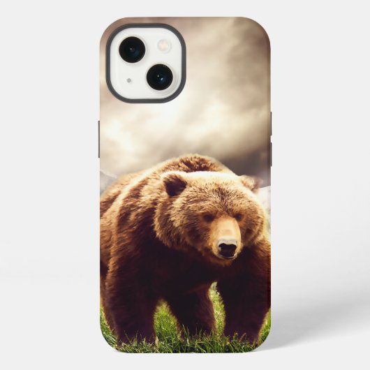 Etui iPhone 13 Ours des montagnes (Verso)
