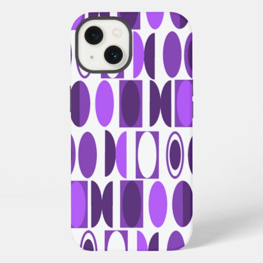 Etui iPhone 13 Ovales Art Déco (Verso)