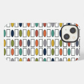 Etui iPhone 13 Ovales et Rectangles (Verso Horizontal)