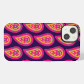 Etui iPhone 13 Paisley coloré (Verso Horizontal)