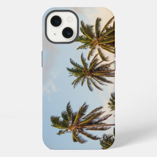 Etui iPhone 13 palmiers (Verso)