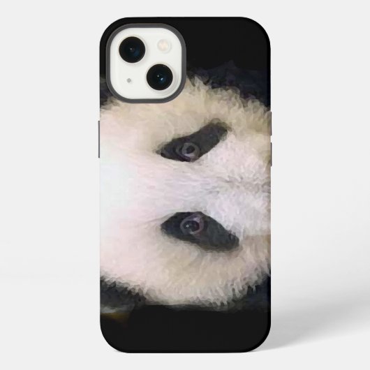 Etui iPhone 13 Panda bébé (Verso)