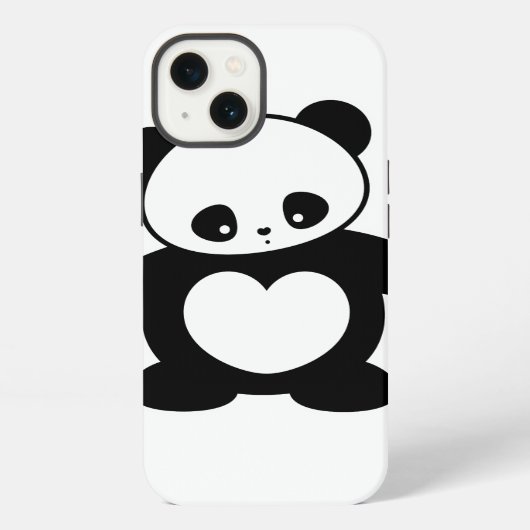 Etui iPhone 13 Panda Kawaii (Verso)