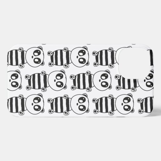 Etui iPhone 13 Panda Kids (Verso Horizontal)