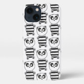 Etui iPhone 13 Panda Kids (Verso)