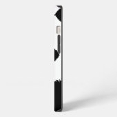 Etui iPhone 13 Panda noir et blanc (Côté gauche)