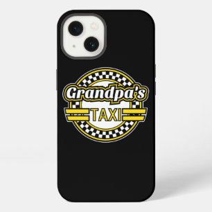 Etui iPhone 13 Panneau de taxi de grand-père