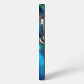 Etui iPhone 13 Paon (Côté gauche)