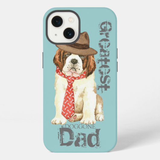 Etui iPhone 13 Papa St. Bernard (Verso)