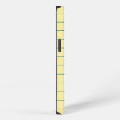 Etui iPhone 13 Papier Jaune (Côté droit)