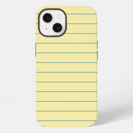 Etui iPhone 13 Papier Jaune (Verso)