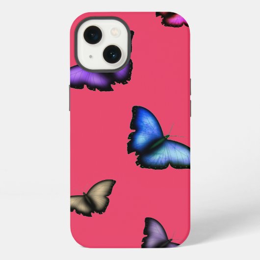 Etui iPhone 13 Papillon (Verso)