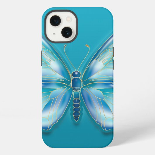 Etui iPhone 13 Papillon (Verso)