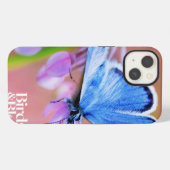 Etui iPhone 13 Papillon Azure (Verso Horizontal)
