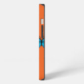 Etui iPhone 13 Papillon Bleu (Côté gauche)