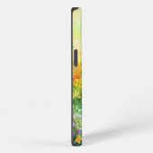 Etui iPhone 13 Papillon Bleu Orange ailes (Côté droit)