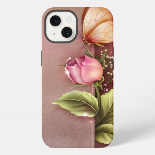 Etui iPhone 13 Papillon Coque iPad Case-Mate Barely (Verso)
