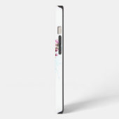 Etui iPhone 13 Papillon de fleurs avec Sakura rose (Côté gauche)