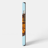 Etui iPhone 13 Papillon Monarque (Côté gauche)