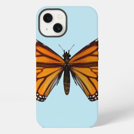 Etui iPhone 13 Papillon Monarque (Verso)