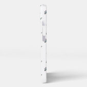 Etui iPhone 13 papillon sur arrière - plan blanc (Côté gauche)