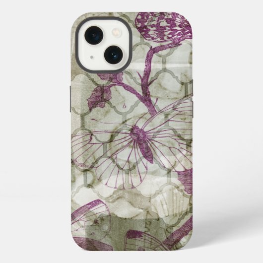 Etui iPhone 13 Papillons arabes IV (Verso)