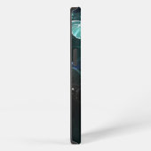 Etui iPhone 13 Papillons de nuit à la menthe (Côté droit)