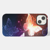 Etui iPhone 13 Papillons de nuit lumineux (Verso Horizontal)