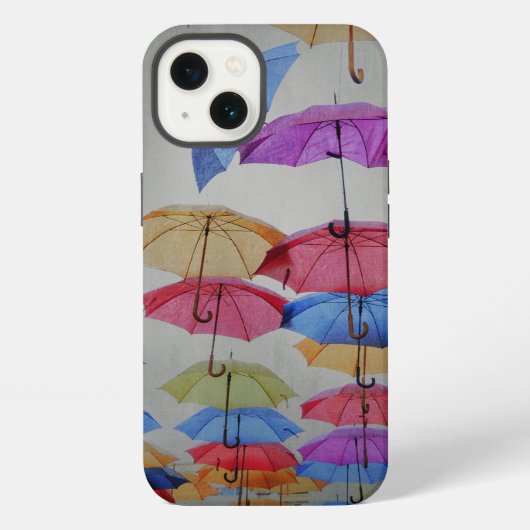 Etui iPhone 13 Parapluies (Verso)