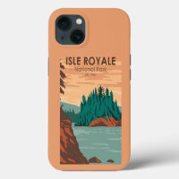Parc national de l'Isle Royale Michigan Vintage