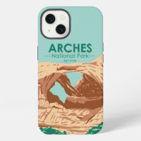 Parc national des Arches Utah Paysage Vintage