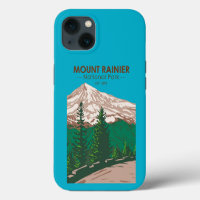 Parc national du Mont Rainier Washington Vintage