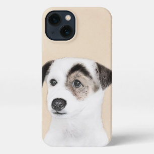 Etui iPhone 13 Parson Jack Russell Terrier Peinture - Chien Art