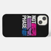 Etui iPhone 13 Pas Une Phase Bisexuelle Funny Bi Pride (Verso Horizontal)