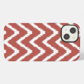 Etui iPhone 13 Pastèque Cottage Sud Chevron (Verso Horizontal)