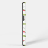 Etui iPhone 13 Pastèque Tropicale & Motif Crocodile (Côté droit)