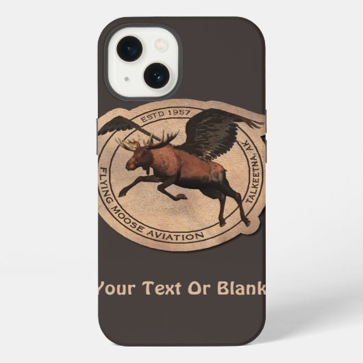 Etui iPhone 13 Patch Flying Moose Aviation (Verso)
