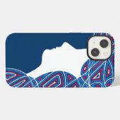 Etui iPhone 13 Patriot Lady coque iphone (Verso Horizontal)