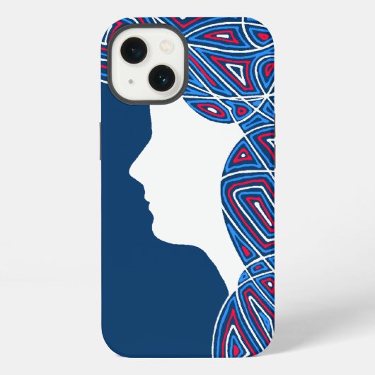 Etui iPhone 13 Patriot Lady coque iphone (Verso)