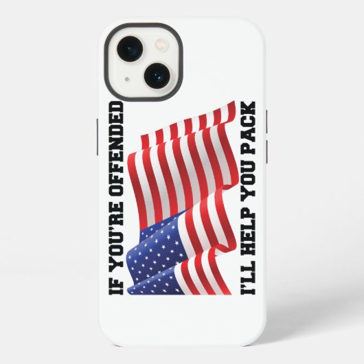 Etui iPhone 13 patriote américain (Verso)
