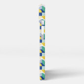 Etui iPhone 13 Patters bleus (Côté gauche)