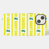 Etui iPhone 13 Patters de Robot Chicken (Verso Horizontal)