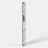 Etui iPhone 13 Patters de Whimsical Flamingo et Pineapple (Côté droit)