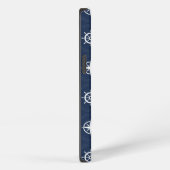 Etui iPhone 13 Patters maritimes (Côté droit)
