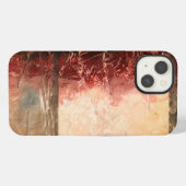 Etui iPhone 13 Paysage rouge Abstrait (Verso Horizontal)