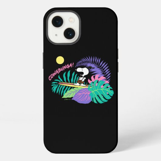 Etui iPhone 13 Peanuts | Cowabunga Snoopy (Verso)